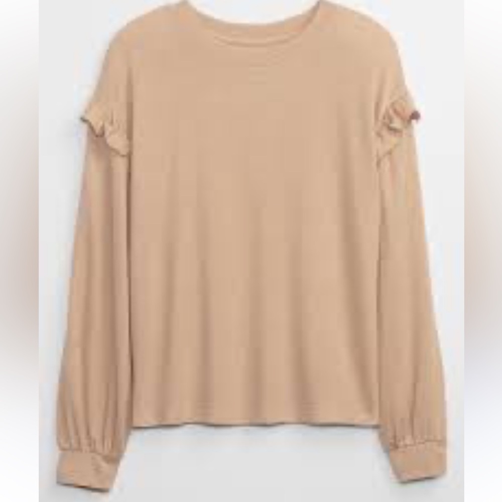 Gap Softspun Ruffled Top